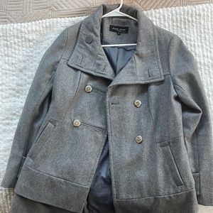 Women’s grey pea coat
